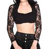Banned - Lace Rose Bolero - Kant - Zwart Product image